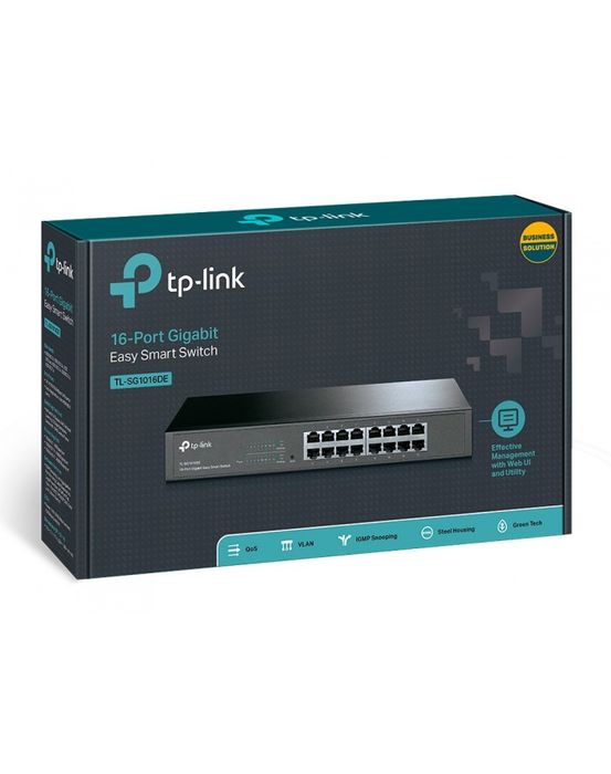 TP-Link Przełącznik Easy Smart 16-PORT 10/100/1000MB/S (TL-SG1016DE)