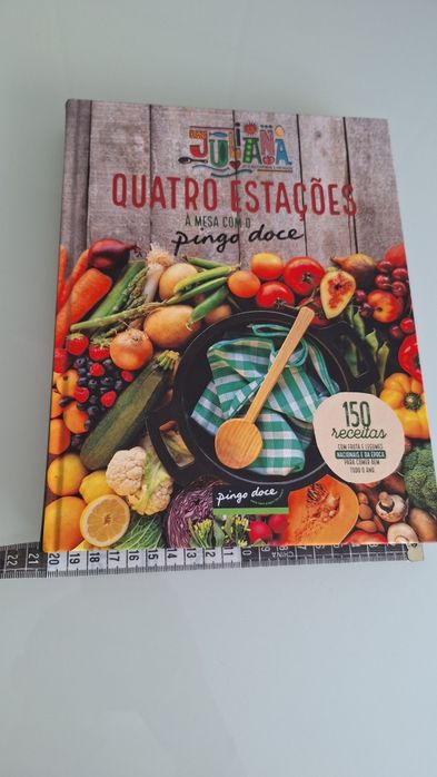 Livro "quatro estações à mesa com o pingo doce