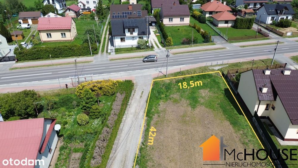 Mielec - 7,82 ar, w pierwszej linii, Wojsławska - Widok 2