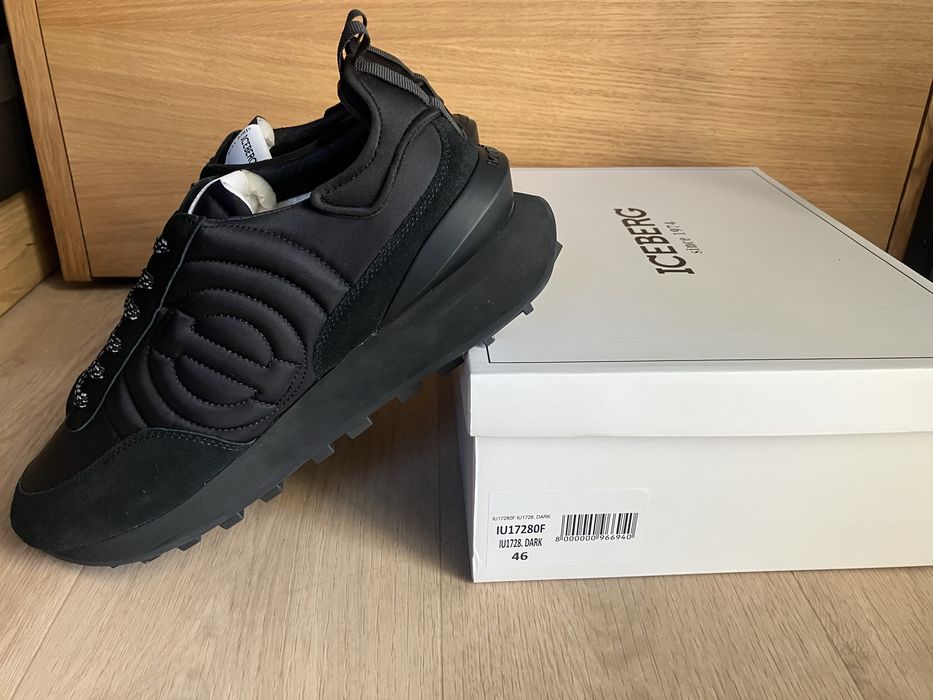 Iceberg męskie markowe Sneakersy buty black Nowe 46