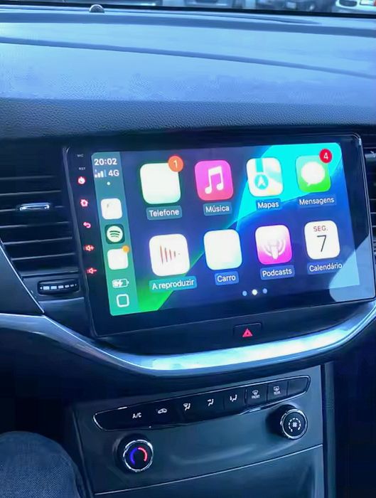 Rádio Opel Astra K Android 14 com GPS (Novo)