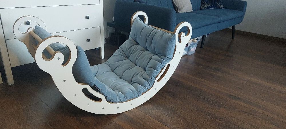 Bujak drewniany z poduszką woodforkids XL