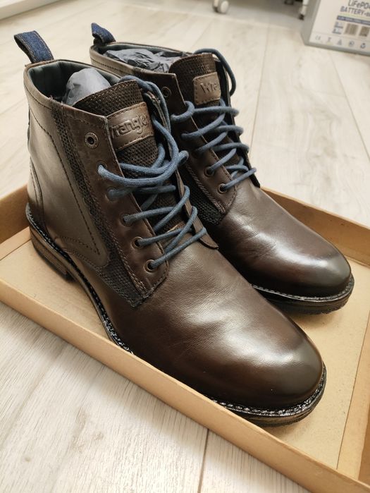 Botki Wrangler Boogie Mid brązowe 43