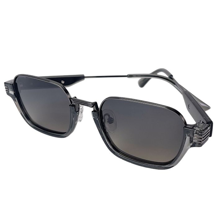 Okulary Przeciwsłoneczne Polaryzacyjne Unisex Szaro-Czarne Gradient