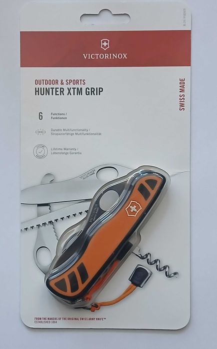 Scyzoryk Victorinox Hunter XT Grip - Orange/Black*nowy*org*