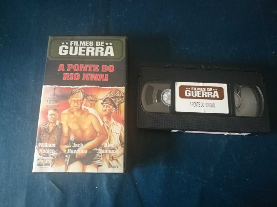 A PONTE DO RIO KWAI - FILMES DE GUERRA VHS (legendagem em Português)