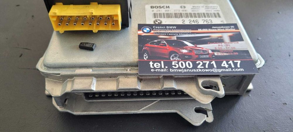 Sterownik komputer silnika ews BMW E39 2.5 tds zestaw do odpalenia