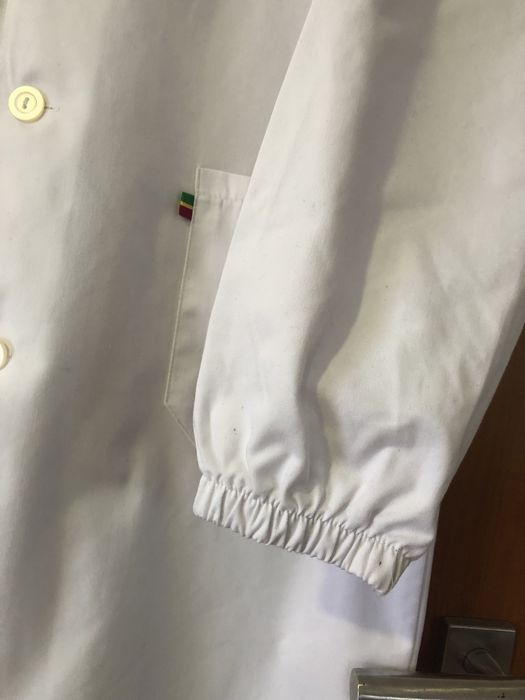 Bata branca unissexo