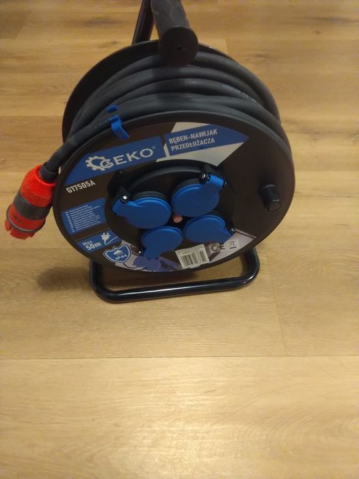 Przedłużacz kabel na bębnie 3x 2.5mm gruba gumowa izolacja 25m