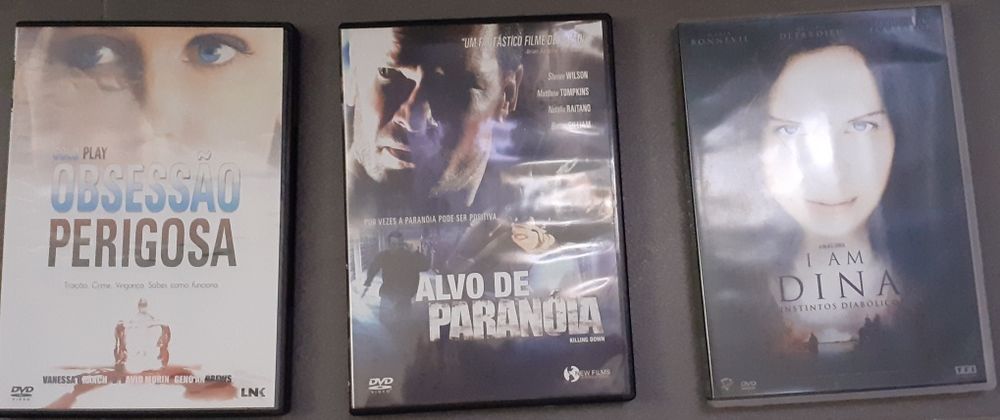 I Am Dina, instintos diabólicos; Alvo de Paranóia; Obsessão Perigosa..