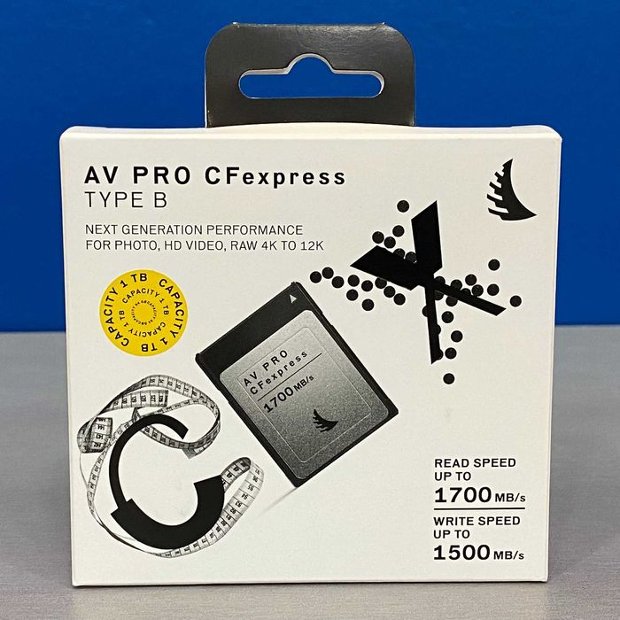 Angelbird AV PRO CFexpress Type B 1TB – 1700 MB/s (NEW)64354193816193120