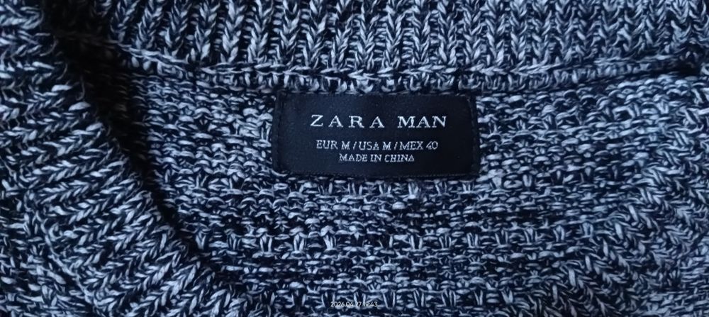 Sweter ZARA MAN rozmiar M 40