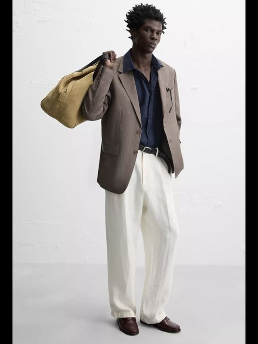 Mala De Viagem Em Pele Zara NOVO