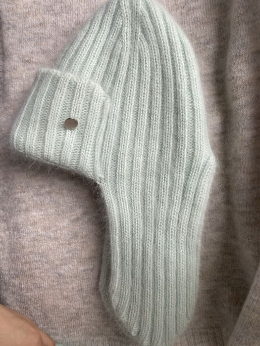 Набір шапка вушанка хомут ангора