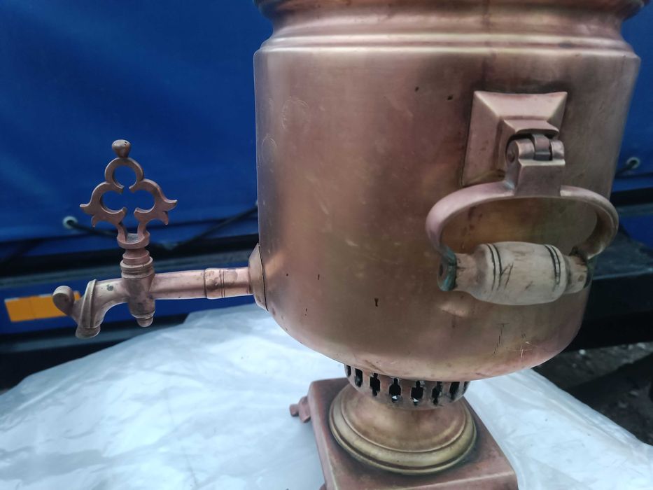 Самовар латунний старий