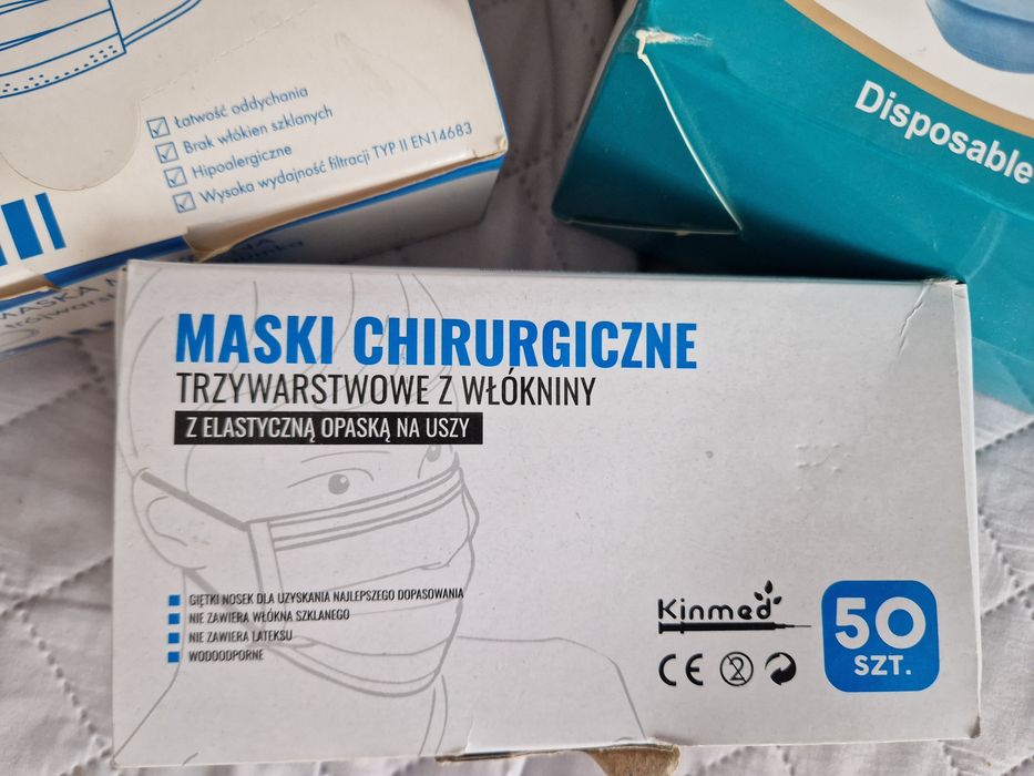 Maseczki nowe zestaw