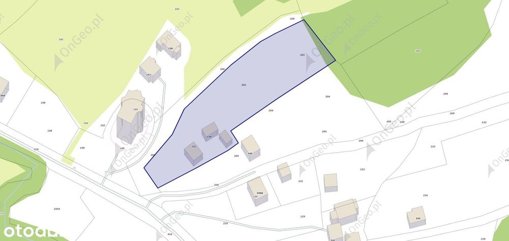 Działka nr 201 – 67 arów  • Tarnawka 239 , powiat Łańcut - Widok 3