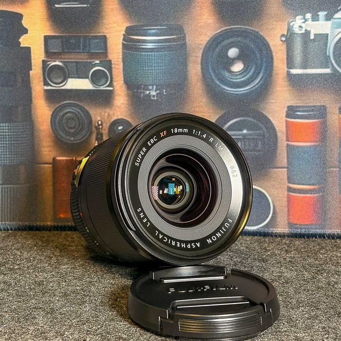 Lente Fujifilm XF 18mm F1.4 R LM WR – Excelente estado