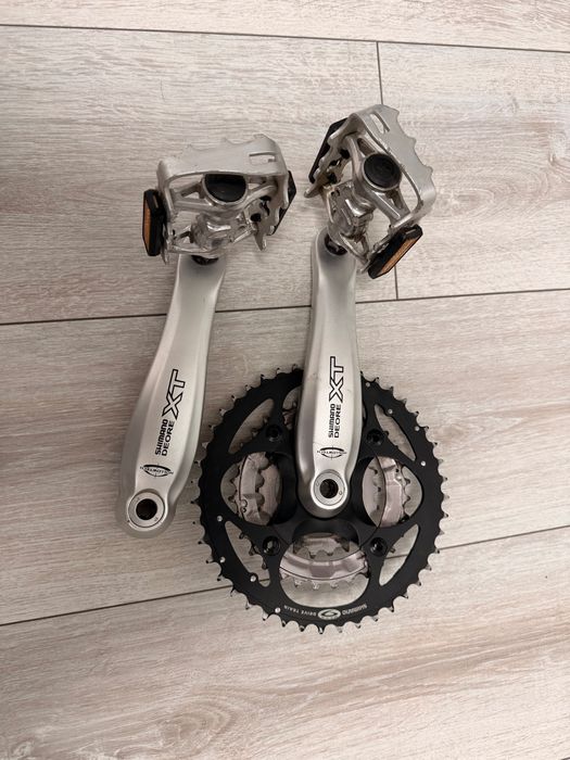 Korba Shimano XT FC-M760 Hollowtech II + pedały