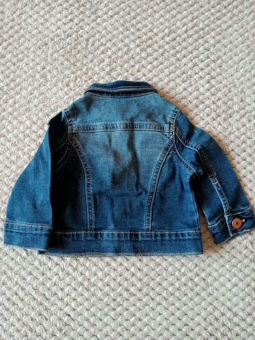 Стильна дитяча джинсова курточка Zara 3-6 міс, джинсовка.