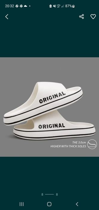 Klapki piankowe ORIGINAL