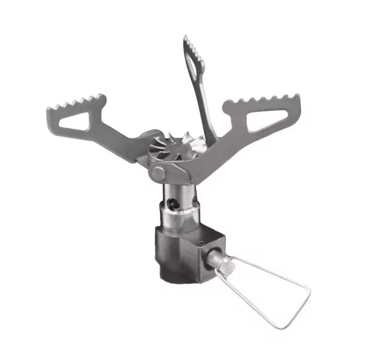 Kuchenka turystyczna tytanowa, mini palnik gazowy