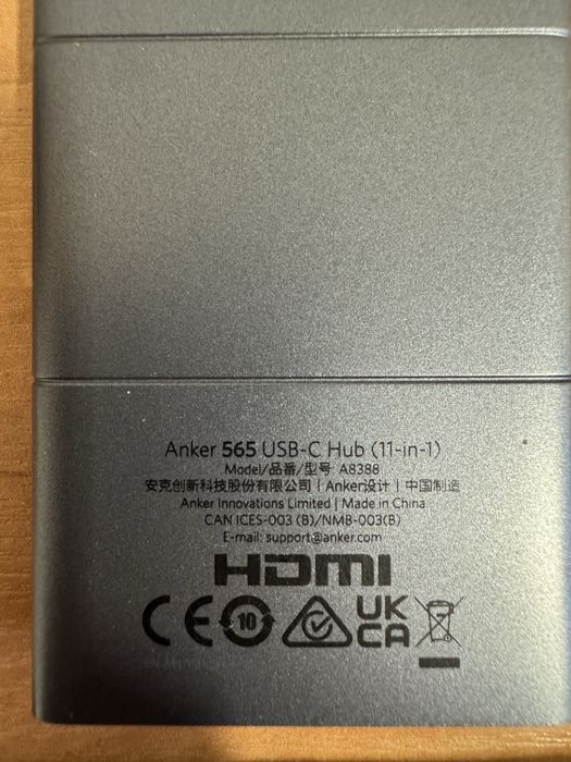 Anker 565 USB-C Hub (11-in-1) - HDMI, DisplayPort, 10Gbps, SD - Z Etui