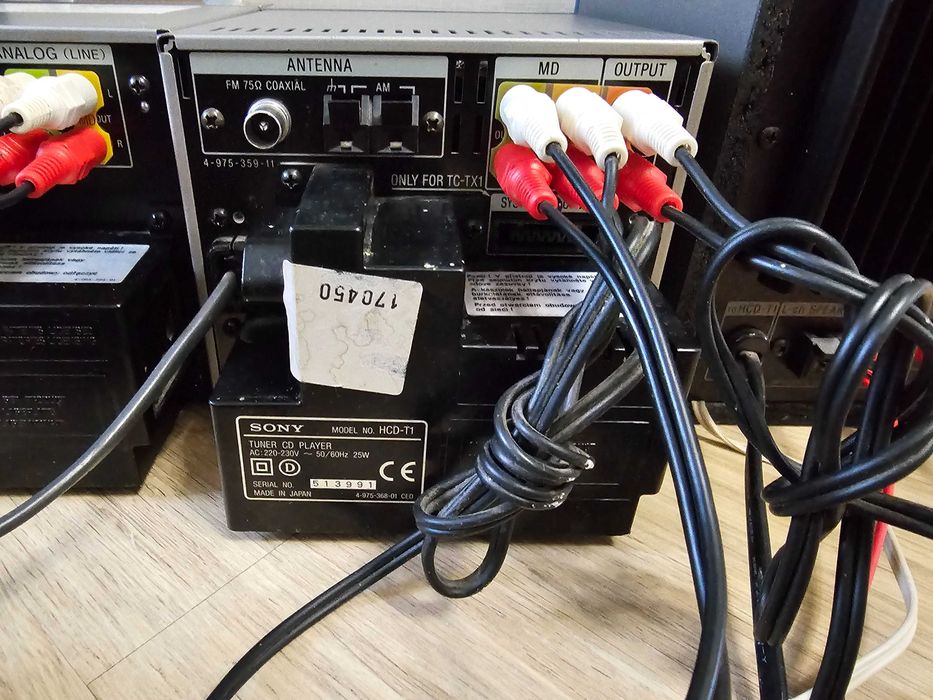 Музыкальный центр Sony HCD-T1 + mini disk deck