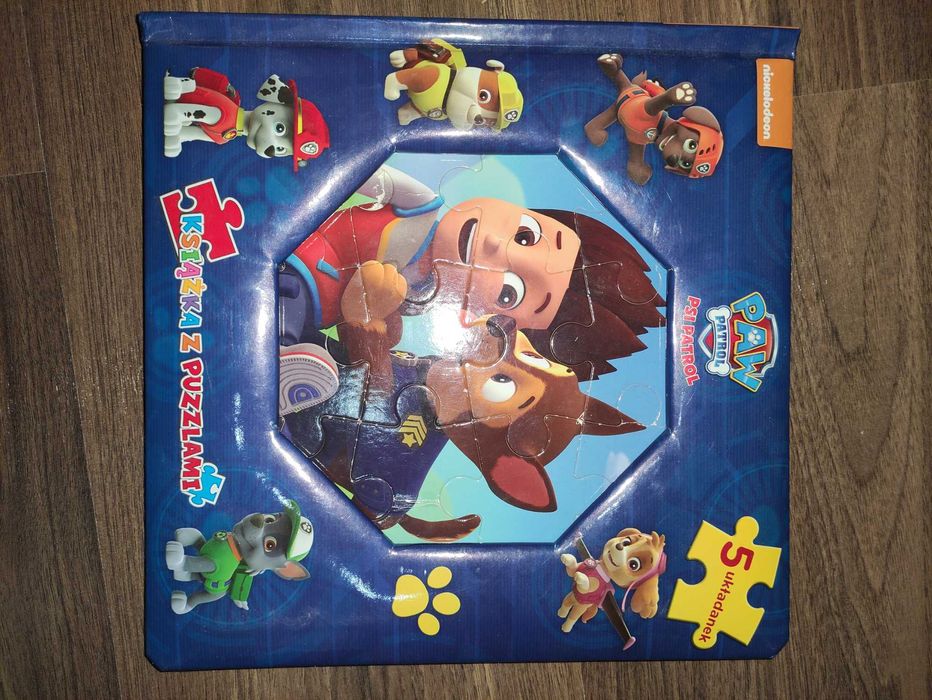 Puzzle książeczka psi patrol