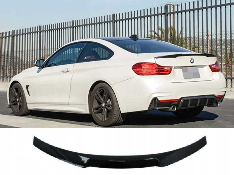 Lotka Spoiler Spojler BMW F36 M4 CZARNY POŁYSK / CARBON
