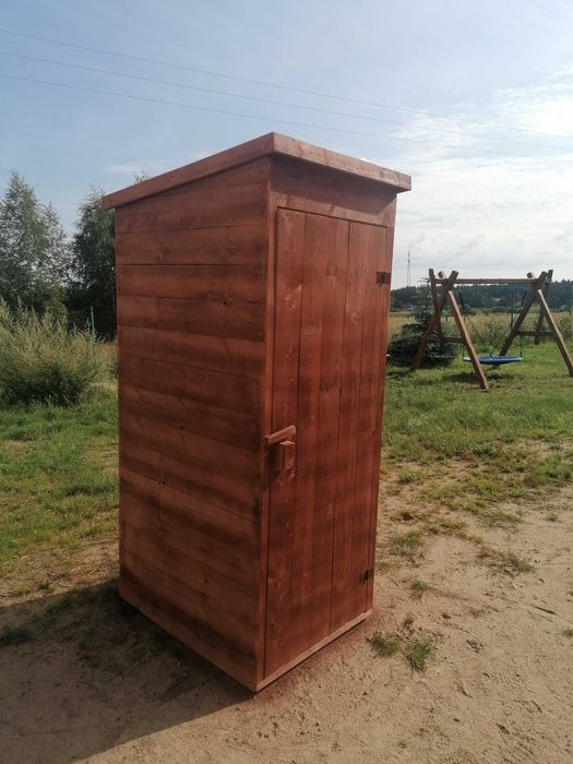 Wychodek na budowę toaleta na działkę WC sławojka szelet
