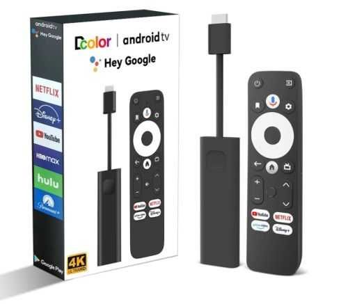 Смарт приставка Dcolor GD1  Amlogic S905Y4 2/16Gb сертифицированный Google