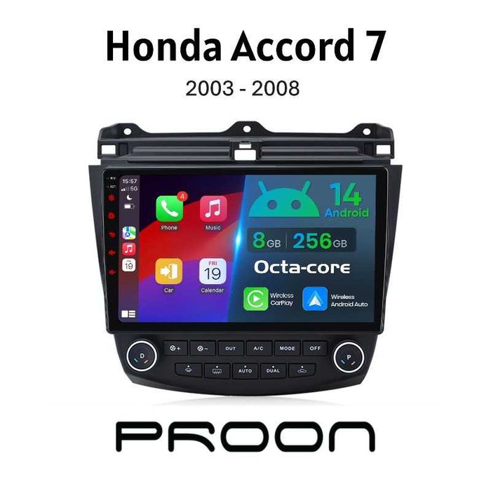 Auto Radio Honda Accord 7 2 Din Ano 2003 até 2008