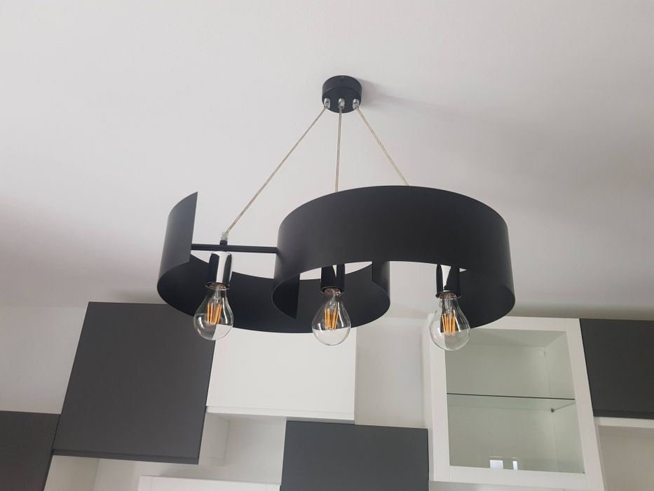 Lampa wisząca Vixon 3 czarna