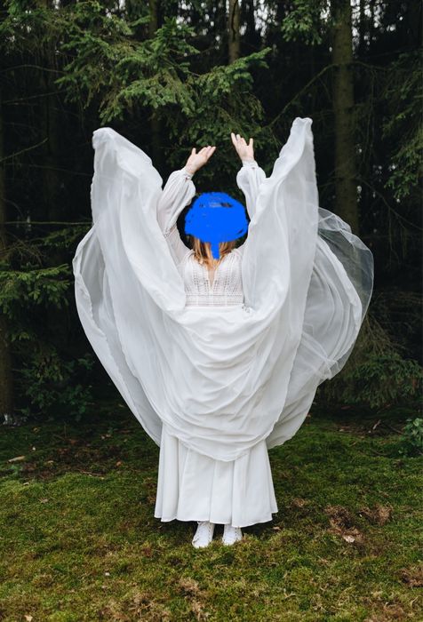 Suknia Ślubna Boho Rustykalna Z SALONU