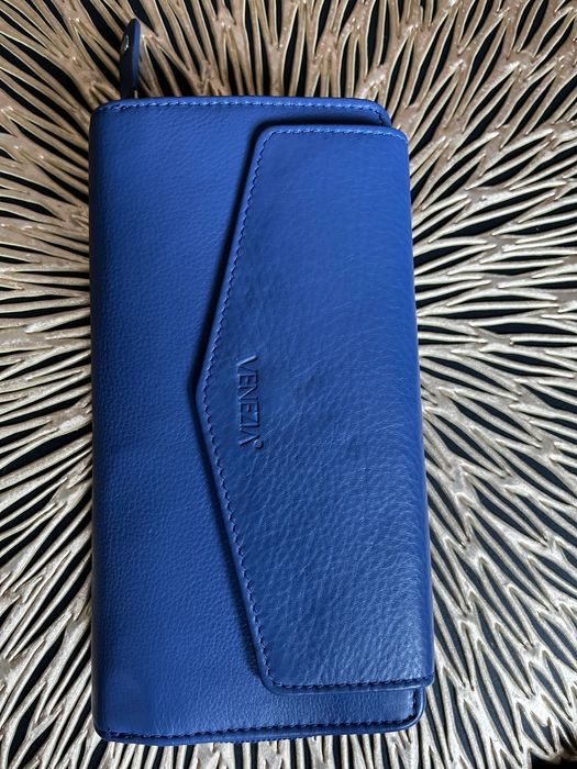 Duży portfel skórzany Venezia