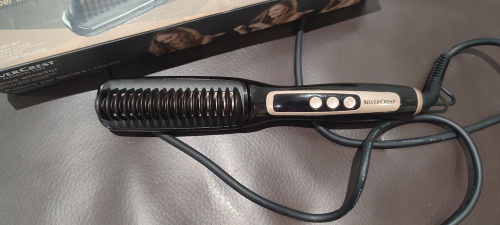Escova/pente alisador de cabelo