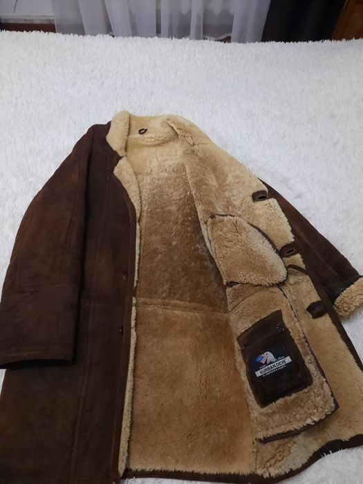 Мужская натуральная дубленка