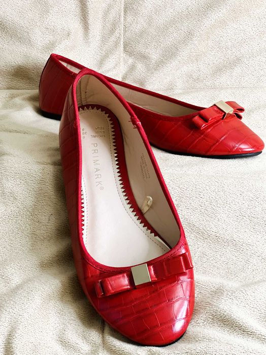 Червоні балетки 39 розмір хіт сезону жіночий стиль