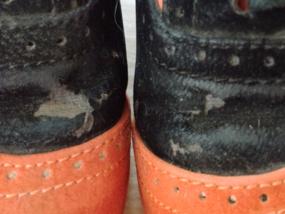 Vintage buty na obcasie.