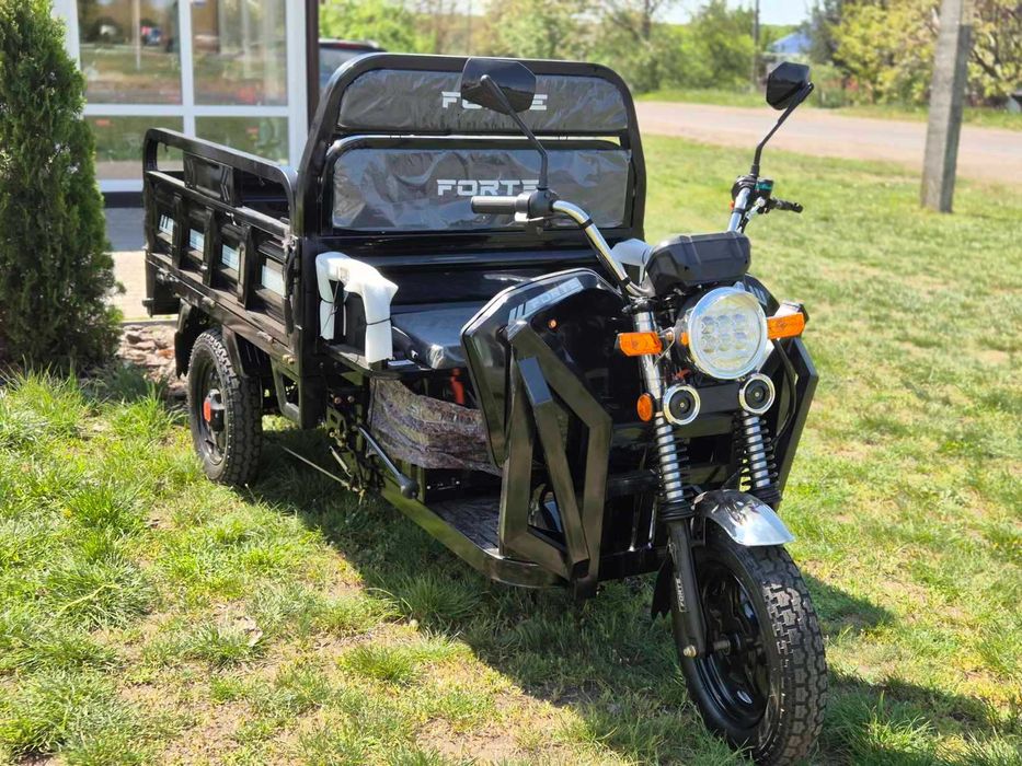 Новий‼️ 1200W Вантажний електричний трицикл FORTE