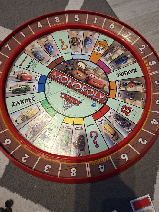 Gra planszowa monopoly zygzak mcqueen