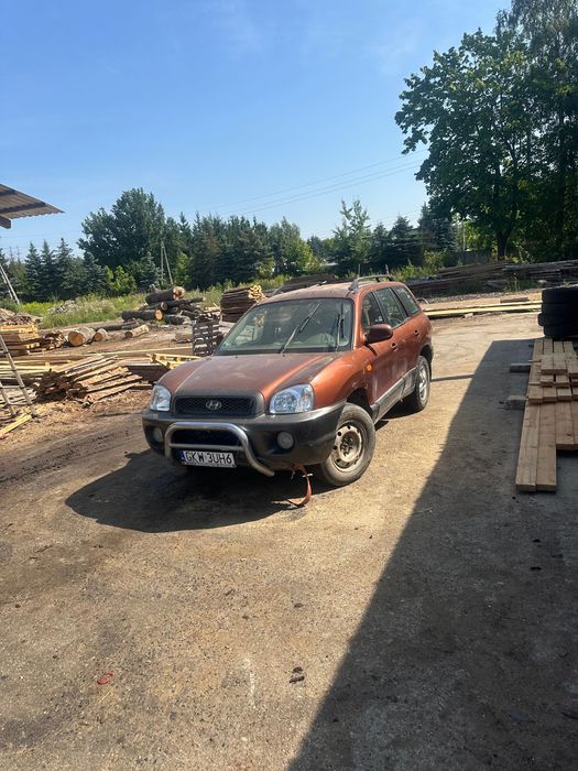 Samochód hyundai  santa fe  pęknięty pasek