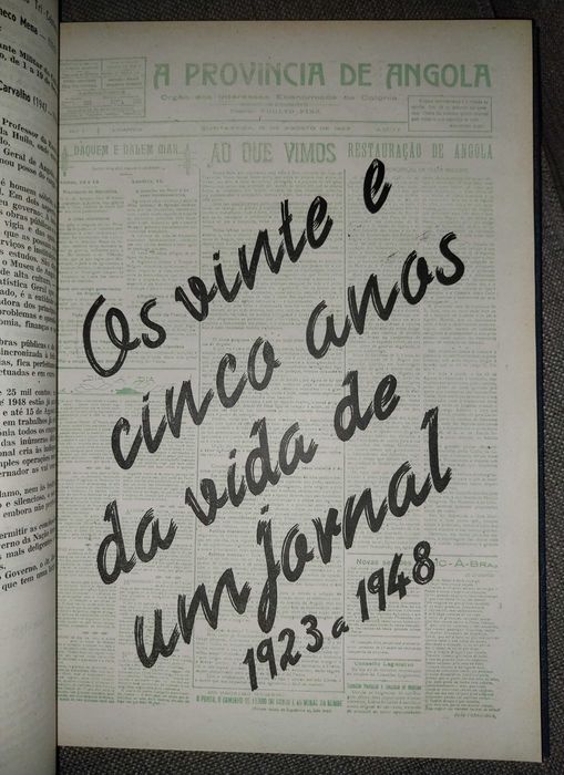 revista: A Província de Angola, edição comemorativa de 25 anos (1948)