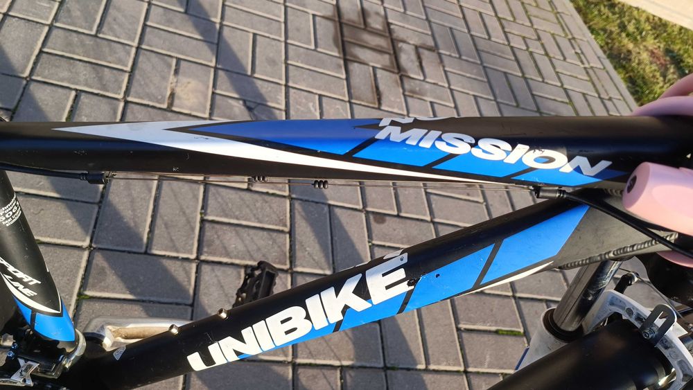 Rower Unibike Mission 26' czarno-niebieski