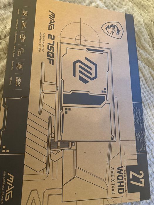 Монітор ігровий MSI MAG 275 QF 180 Гц 2K rapid IPS QHD