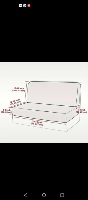 Pokrowiec na sofę np przyczepa campingowa