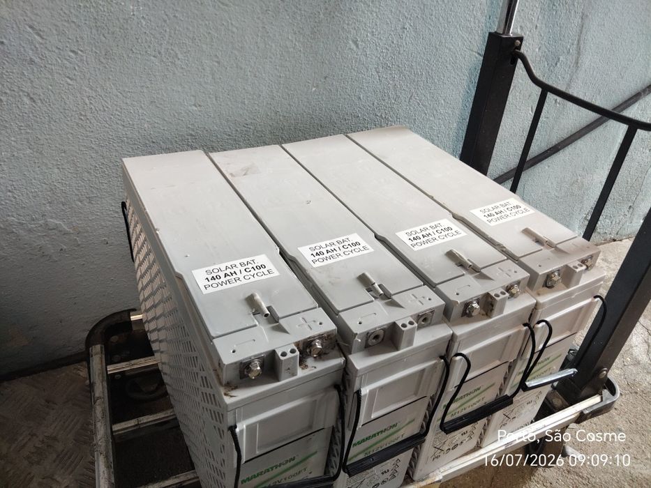 Baterias solares para casa, barco, auto caravana
