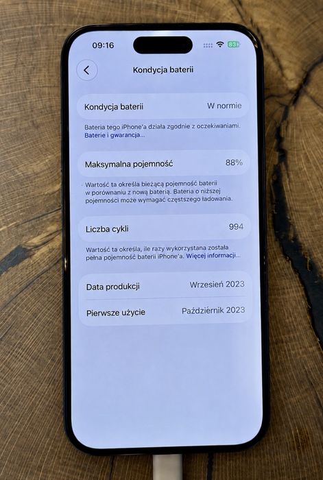 iPhone 15 Pro 128 GB Blue Titanium | 3x oryginalne etui Apple MagSafe