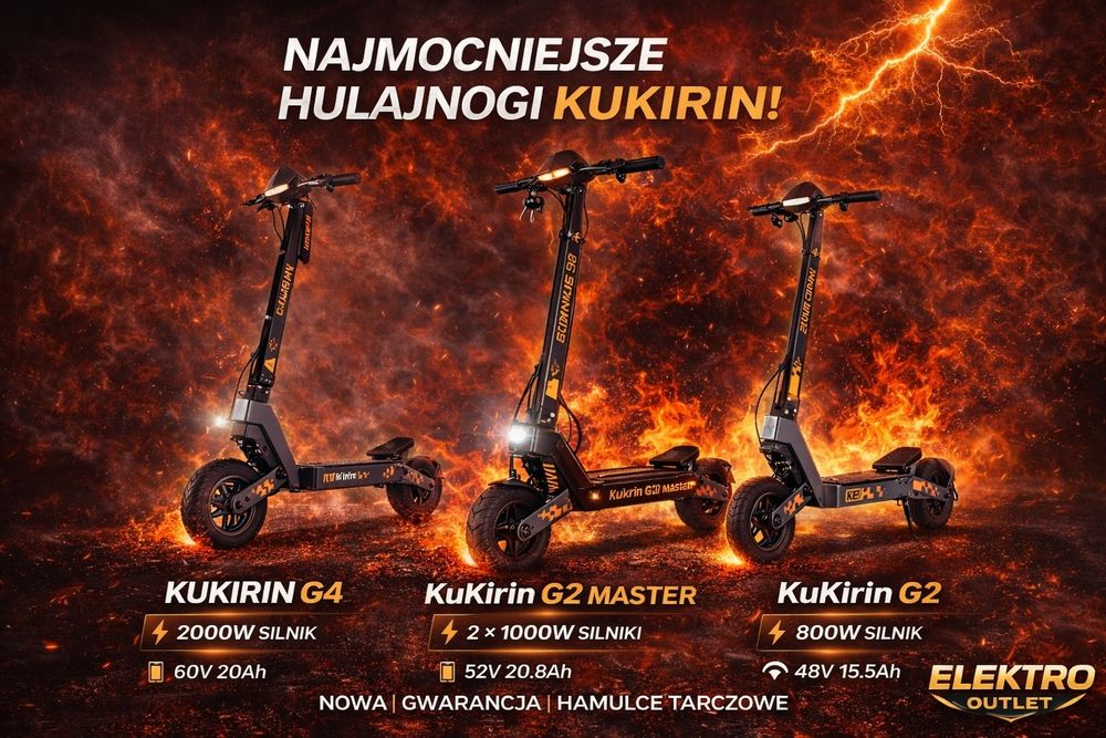 Hulajnoga Kukirin G2 G2Max G2 master G2 Pro